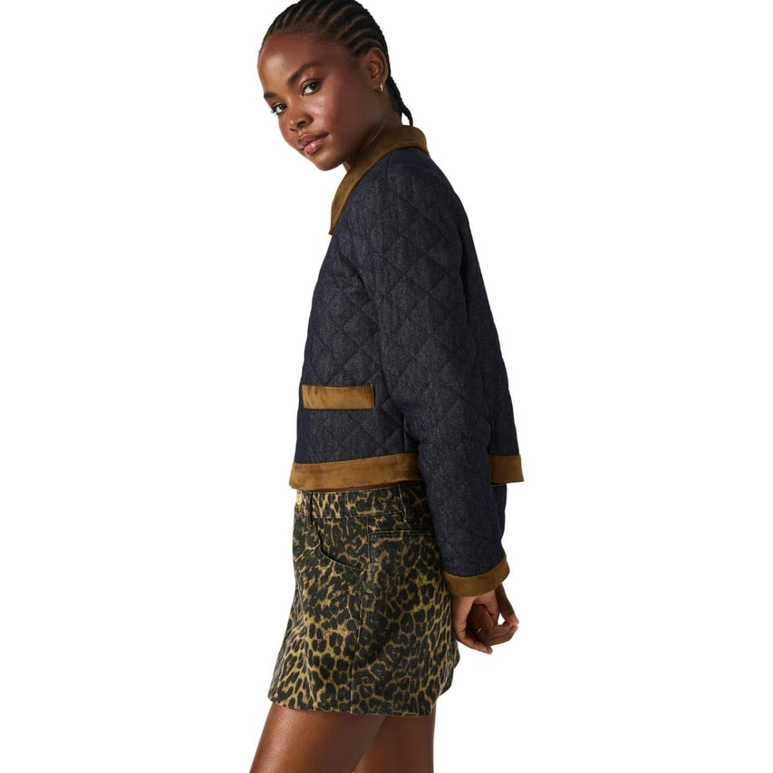 Agatha Jacket Dark Indigo Camarra Azul Marino con Cafe