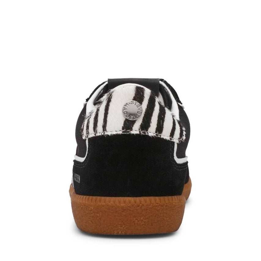 Agustine Black Zebra Tenis Negro con Blanco para Mujer