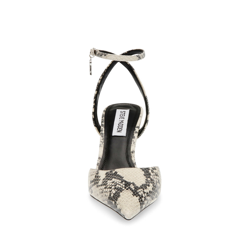 Alliance Beige Snake Tacones con Estampado Tipo Serpiente para Mujer