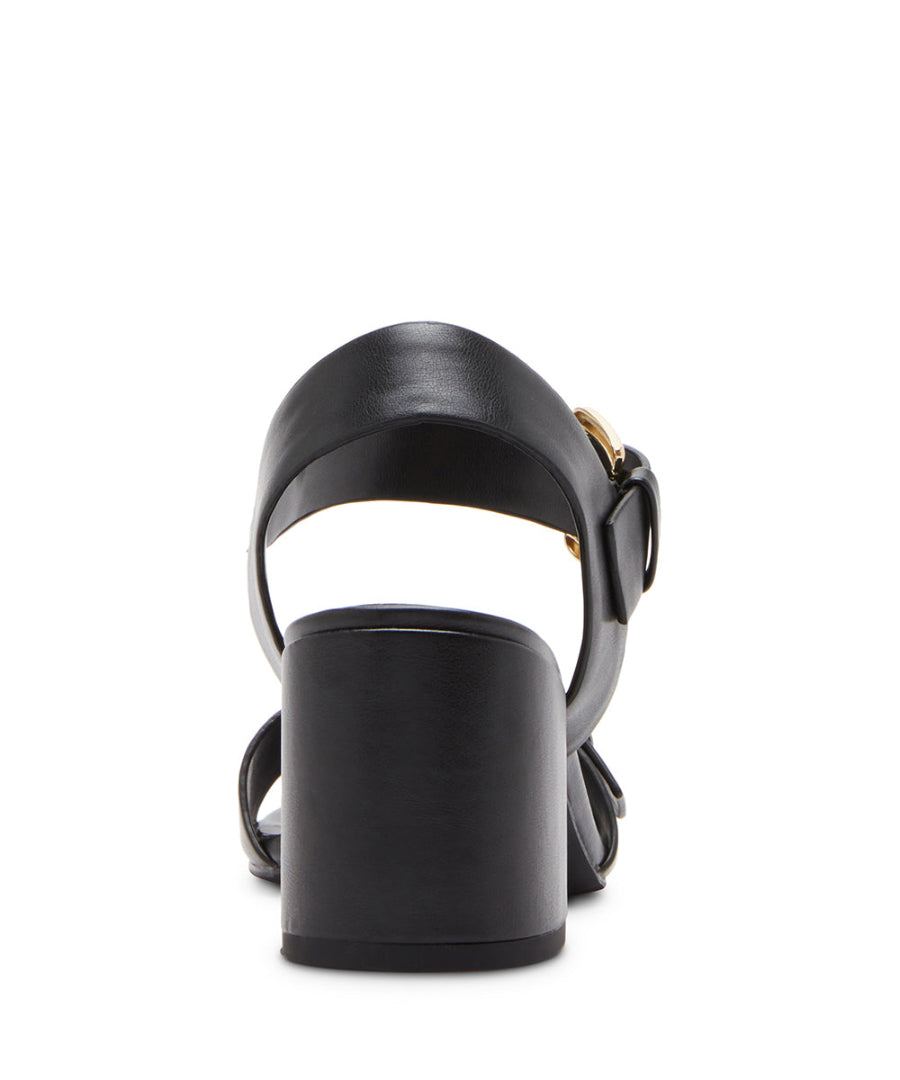Alma Black Paris Sandalias de Tacon Negras para Mujer