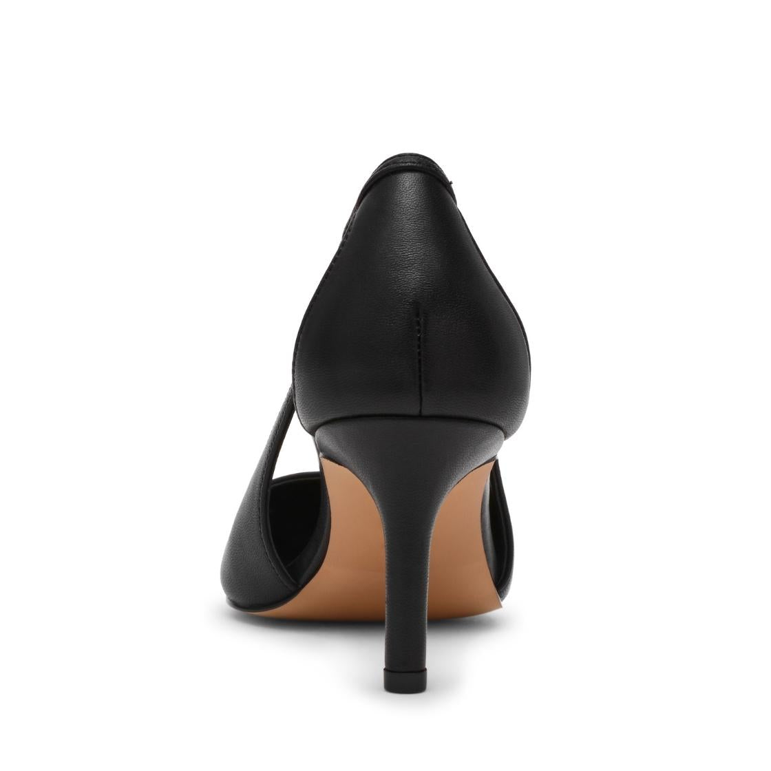 Altra Black Leather Tacones Negros Para Mujer