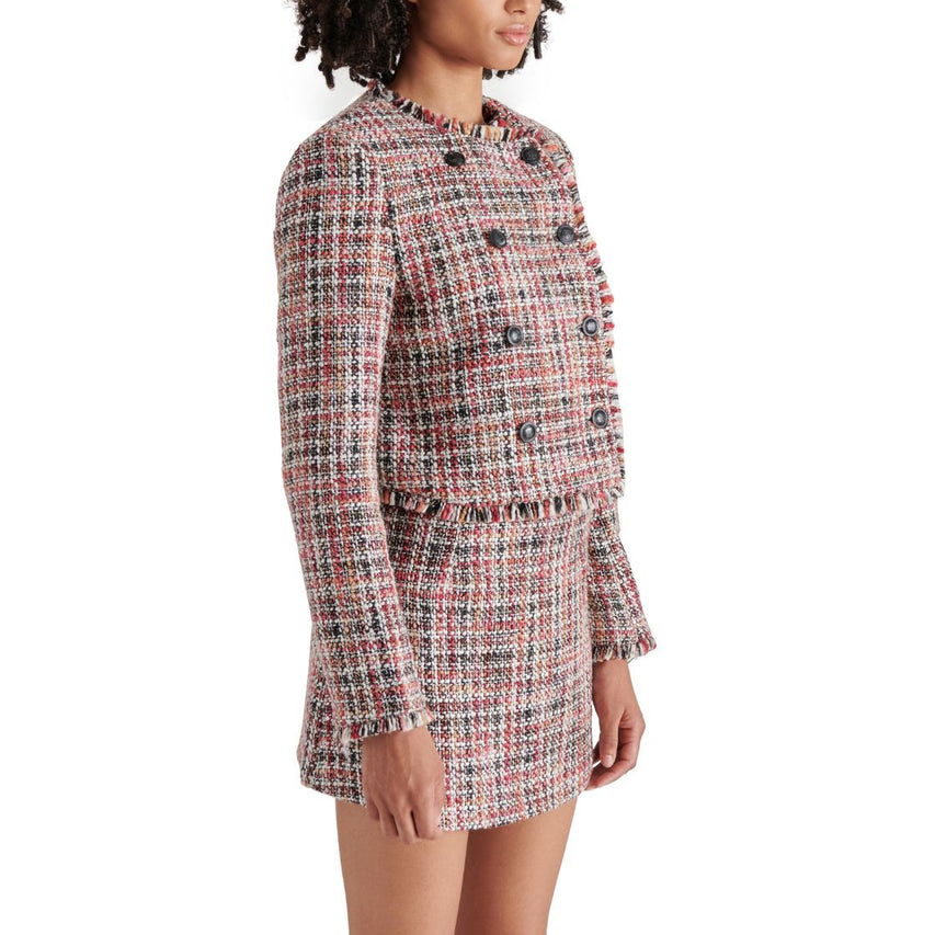 Antoinette Jacket Speckled Multi Saco Multicolor