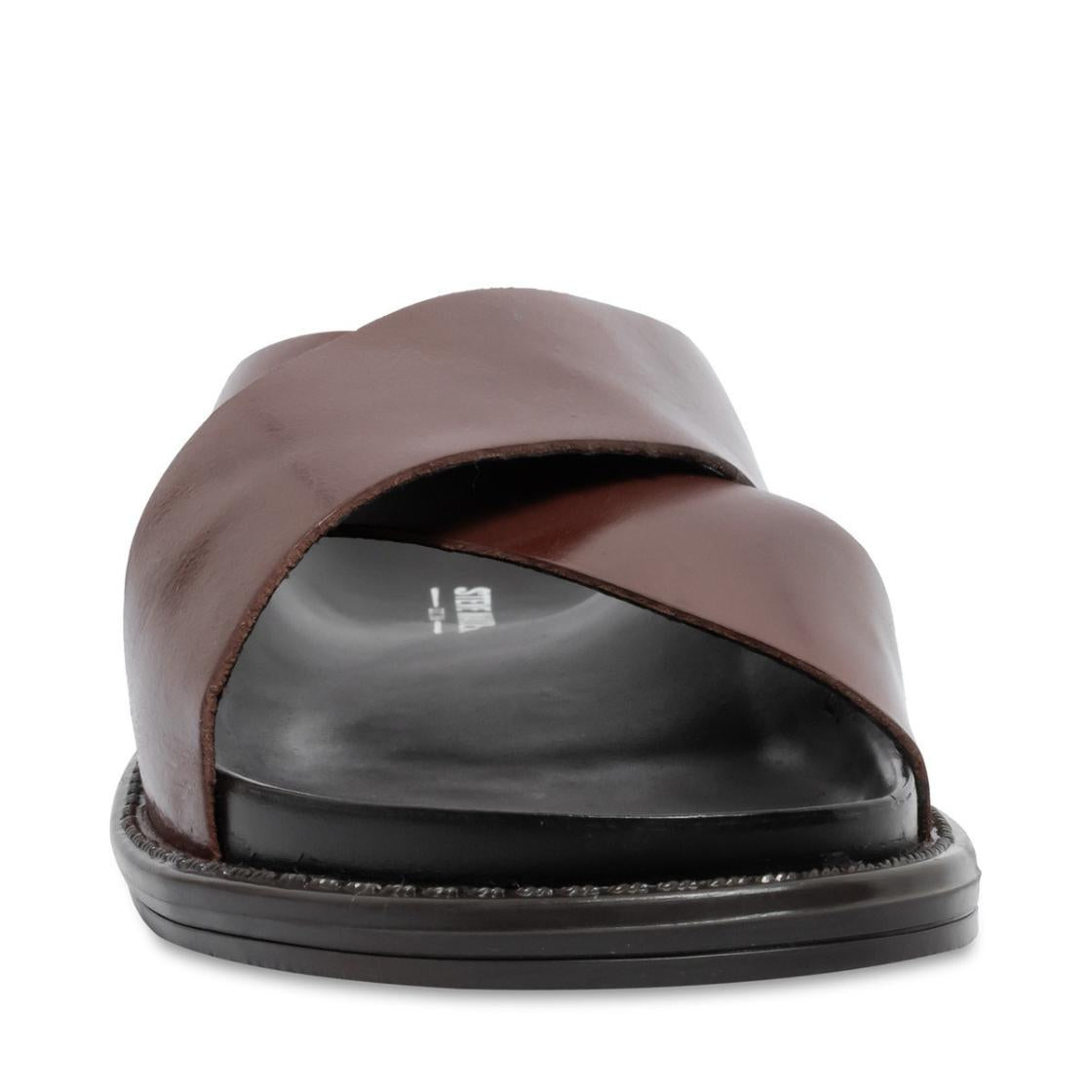 Aquiles Tan Leather Sandalias Para Hombre