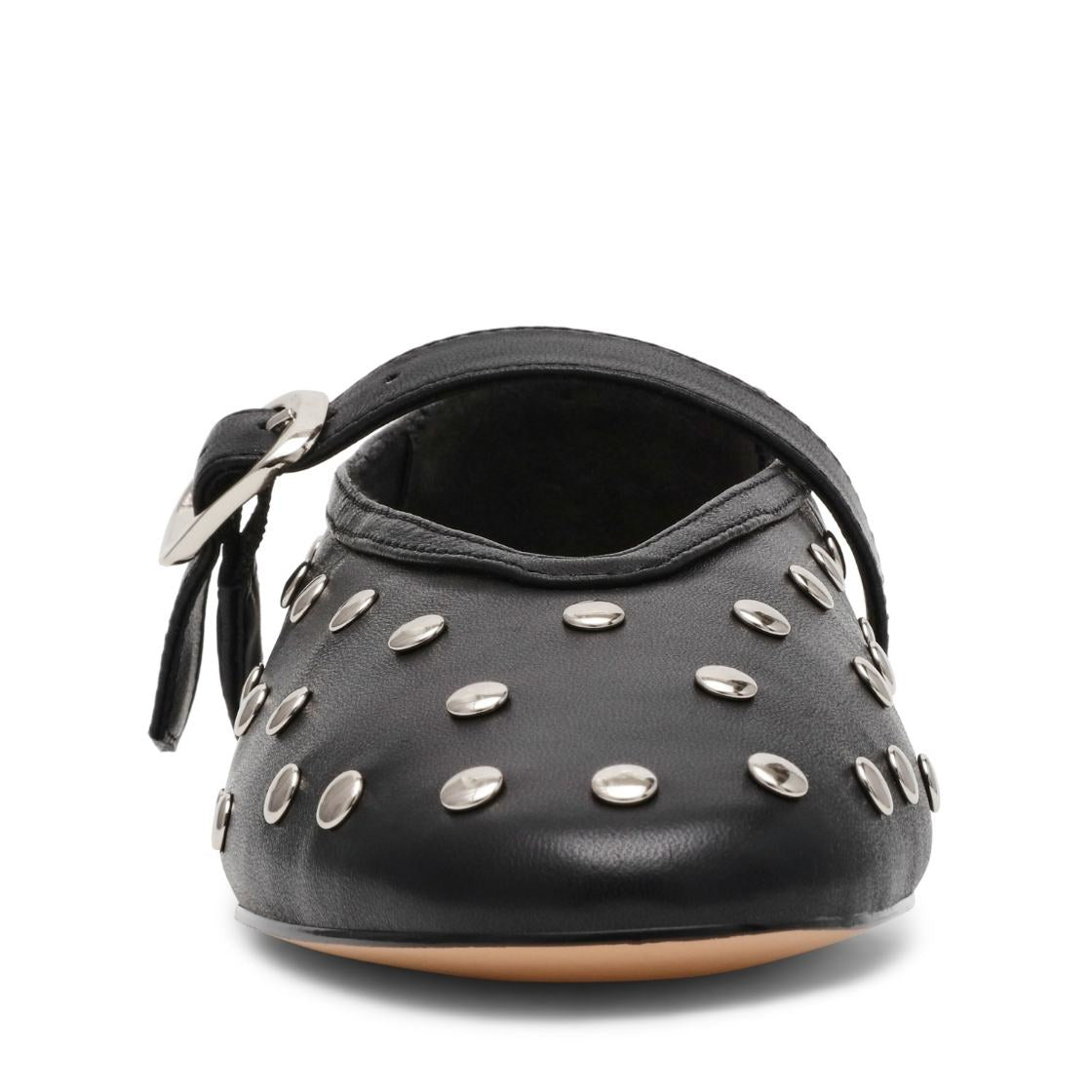 Archer Black Leather Flats para Mujer