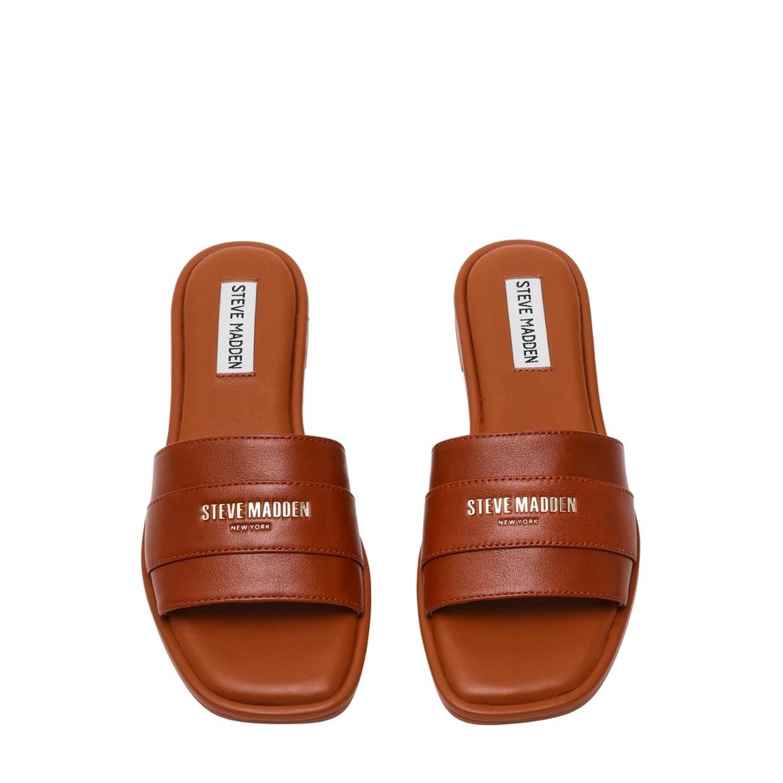 Ashten Cognac Leather Sandalias Para Mujer