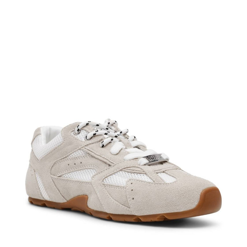 asiel white suede tenis