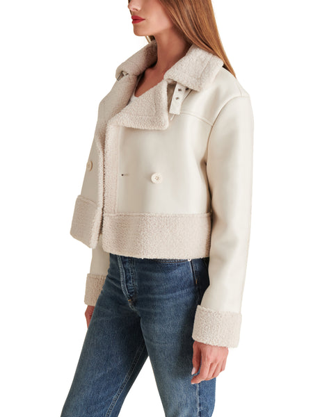 Athen Jacket Bone Chamarra Blanca para Mujer