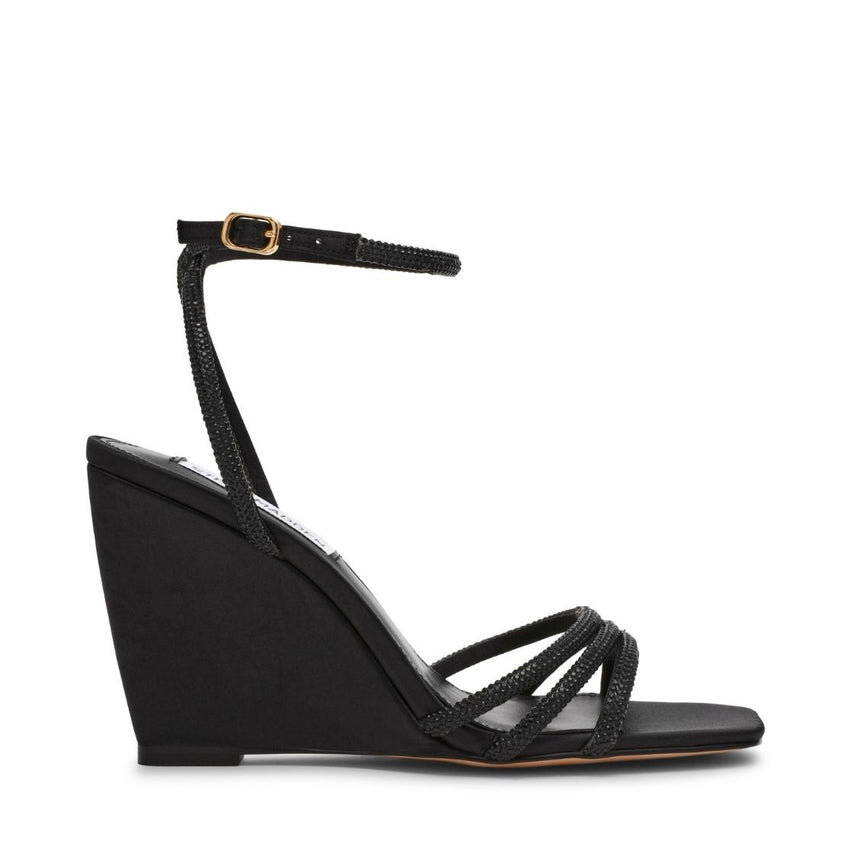 Aubri Black Satin