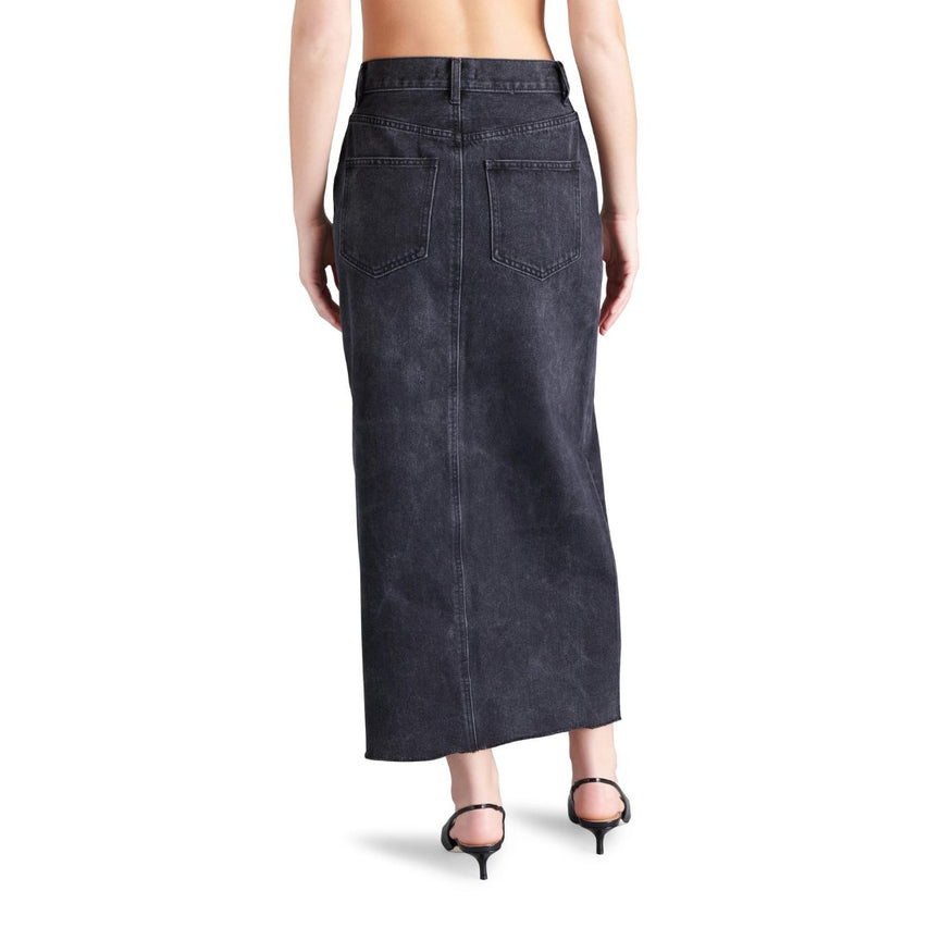 Avani Denim Skirt Washed Black Falda para Mujer