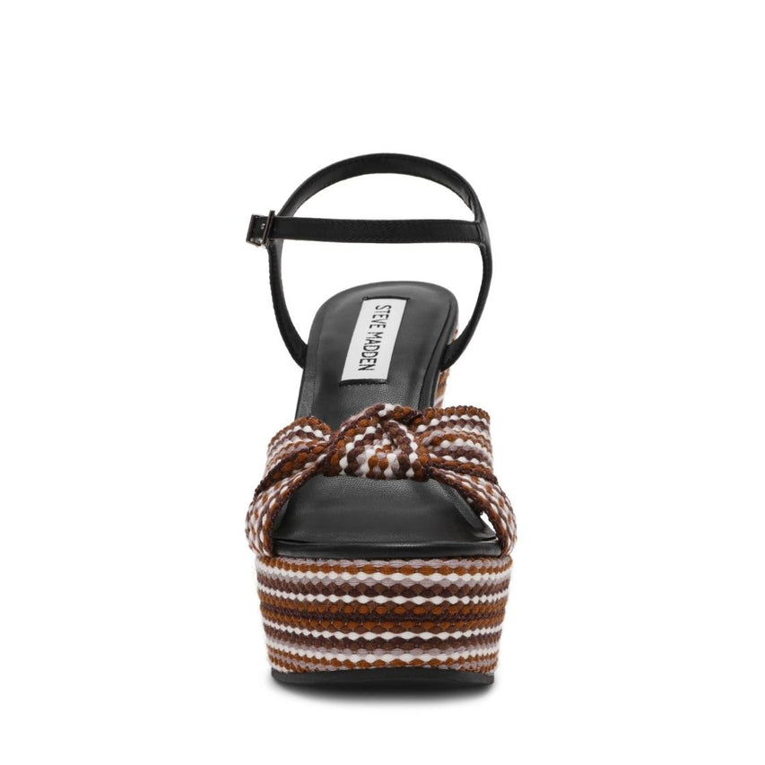 Aztec Black Multi Sandalias de Plataforma Para Mujer