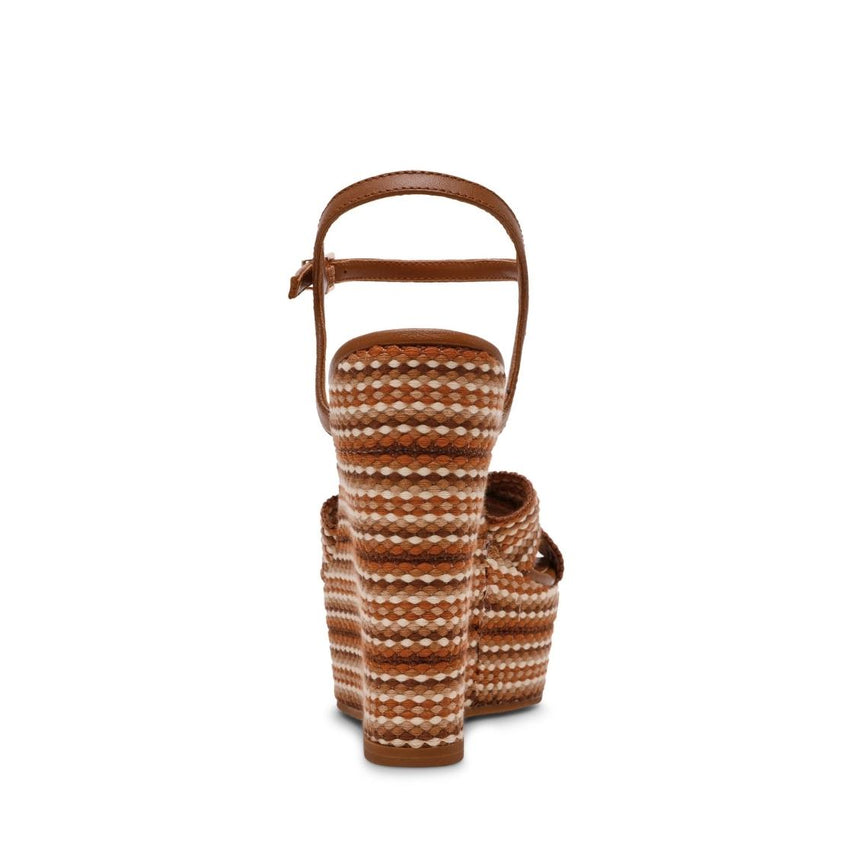 Aztec Cognac Multi Sandalias de Plataforma Cafés Para Mujer