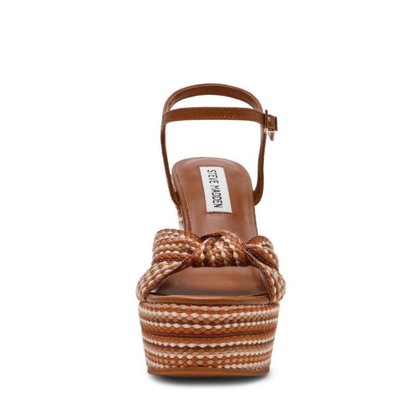 Aztec Cognac Multi Sandalias de Plataforma Para Mujer