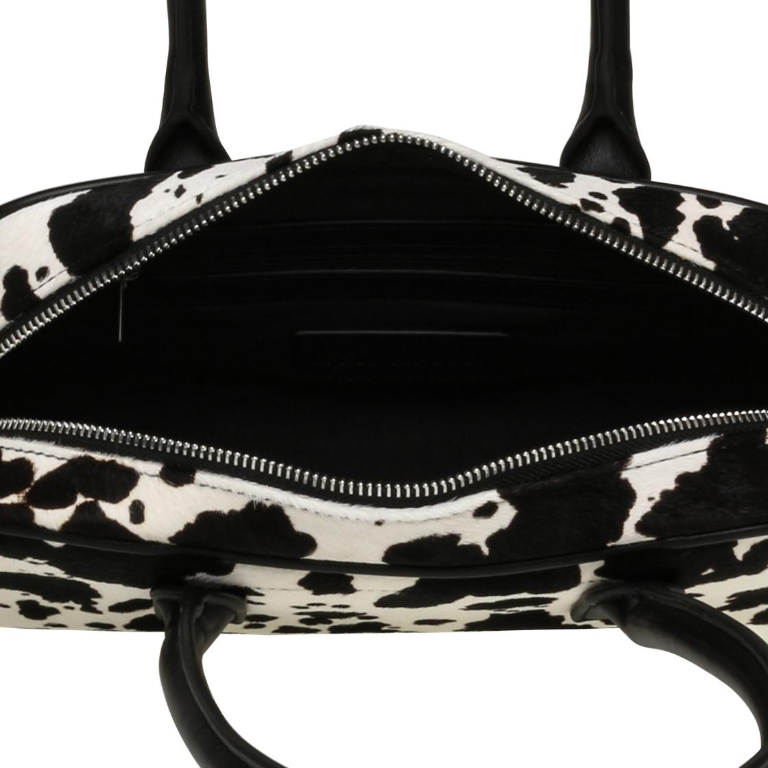 Banise P Black Multi Bolsa Top Handle Negro con Blanco