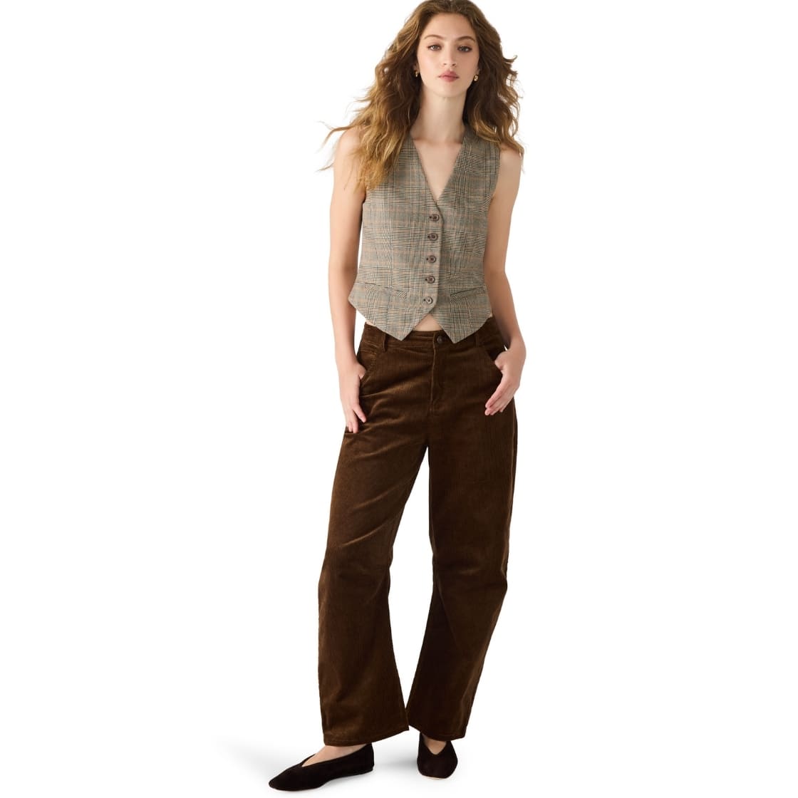 Barrett Top Brown Chaleco para Mujer