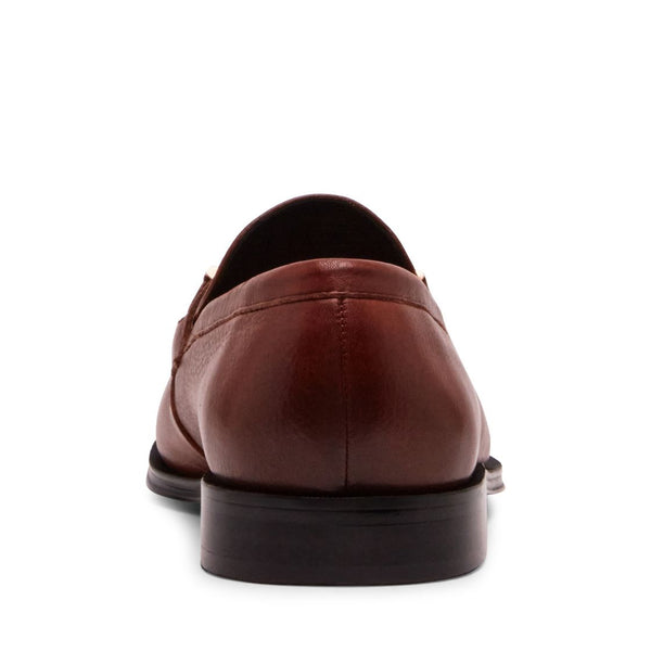 Bartton Tan Leather Zapatos de Piel Cafés para Hombre