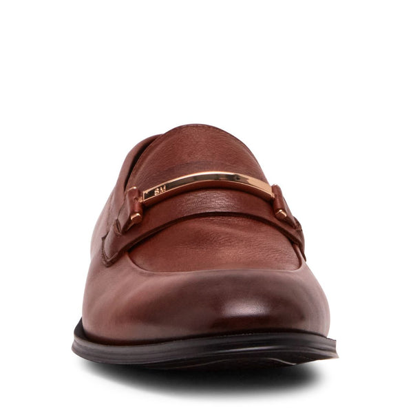 Bartton Tan Leather Zapatos de Piel para Hombre