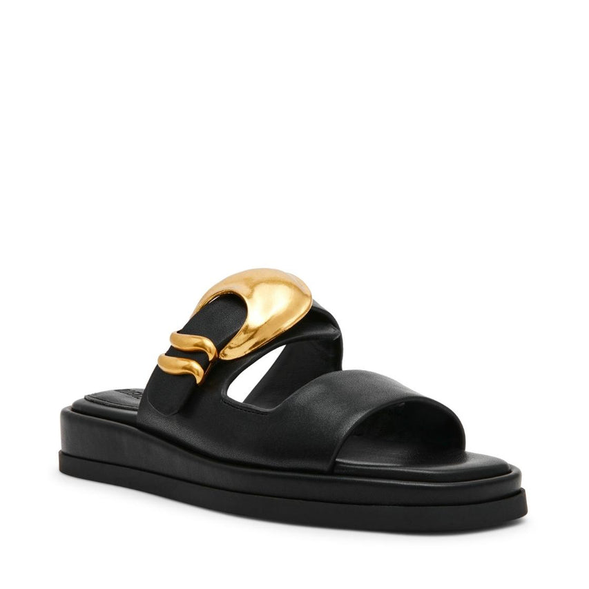 Bay-ridge Black Action Leather Sandalia Negra