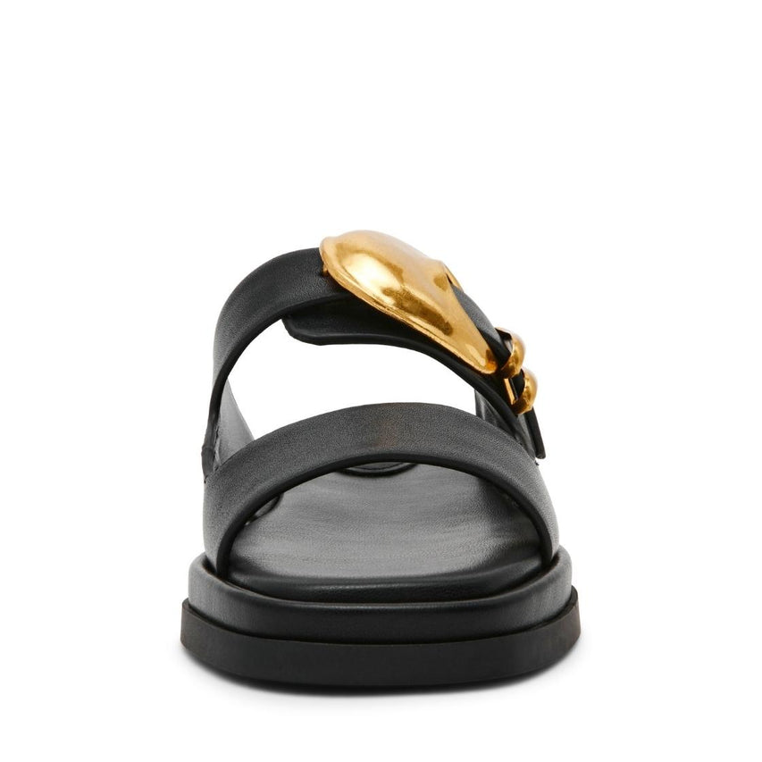 Bay-ridge Black Action Leather Sandalia Para Murjer