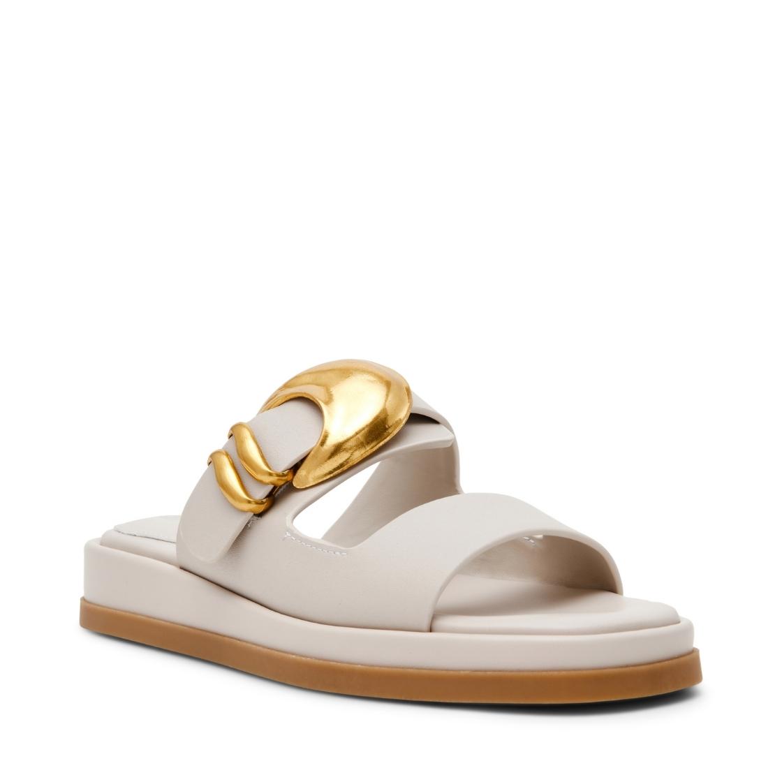 Bay-Ridge Bone Action Leather Sandalias Blancas