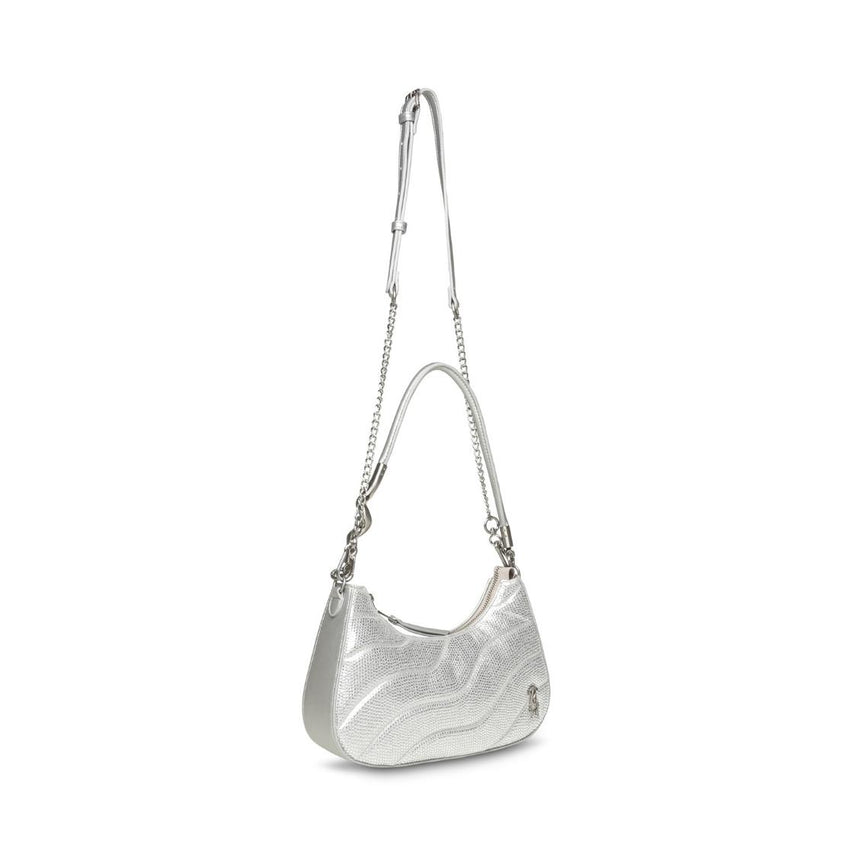 Bazura-S Silver Bolsa de Hombro Plateada