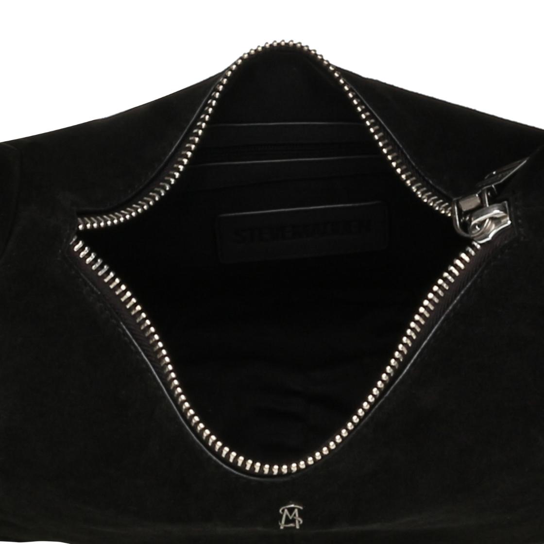 Bblaize Black Bolso de Hombro Negro con Flecos