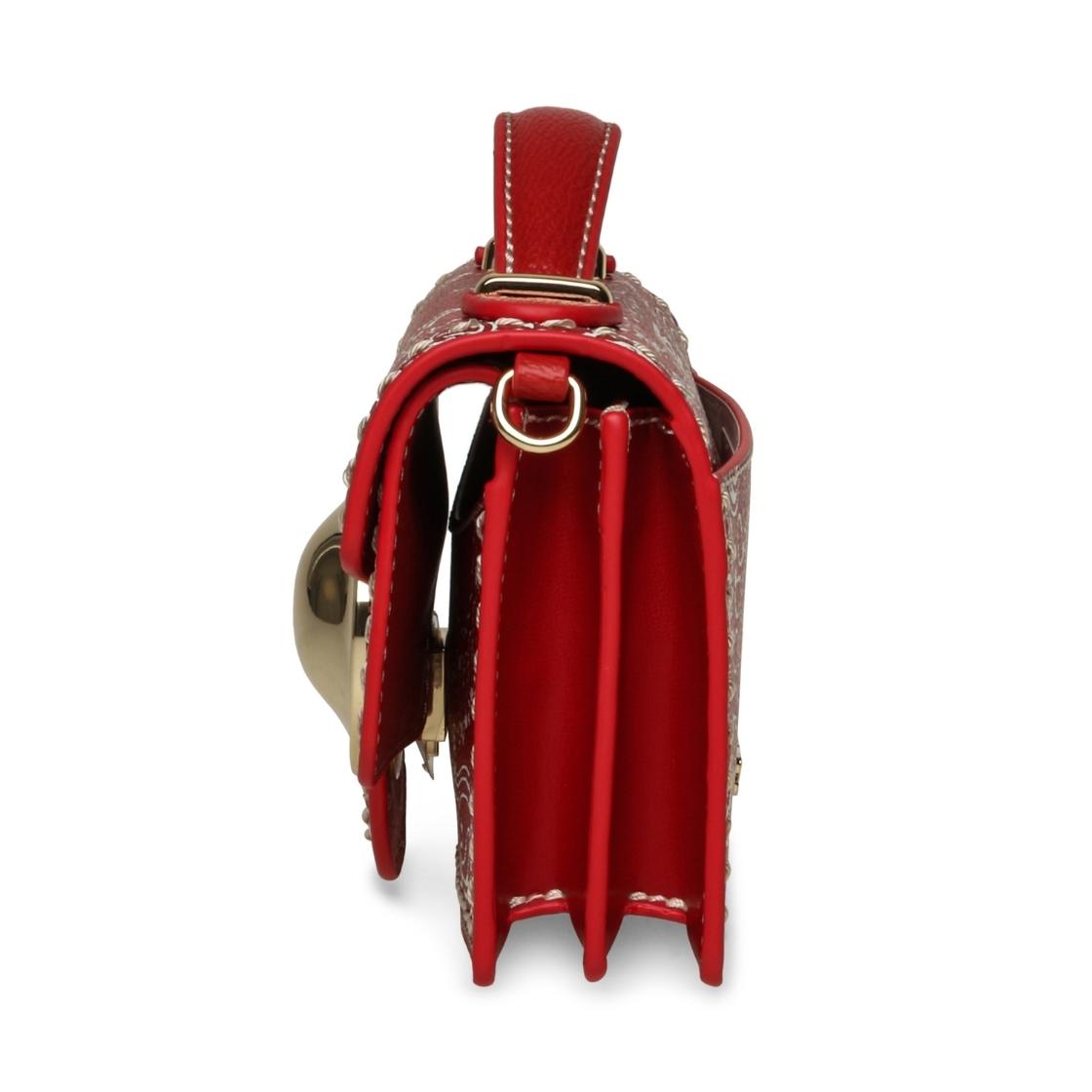 Bbuck-B Red Bolso Clutch Rojo Para Mujer