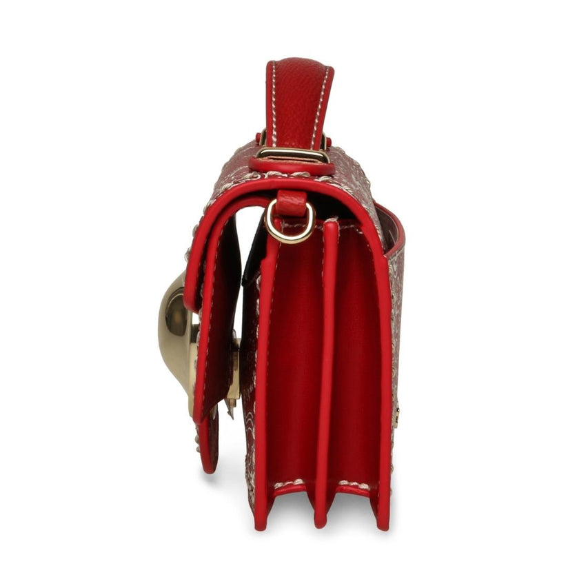 Bbuck-B Red Bolso Clutch Rojo Para Mujer