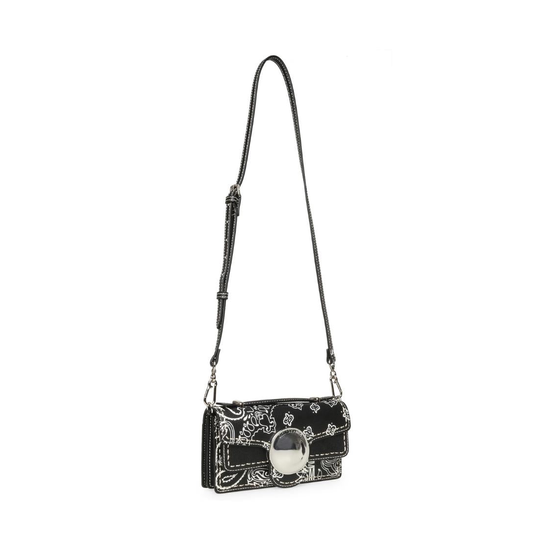 Bbuck Black/Silver Bolso Clutch Negro