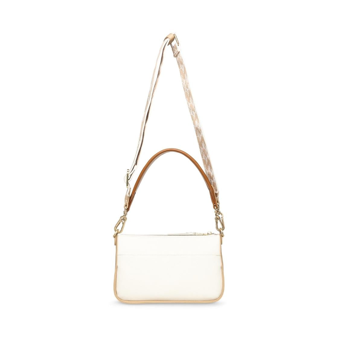 Bcassy White Bolsa de Hombro Blanca Para Mujer