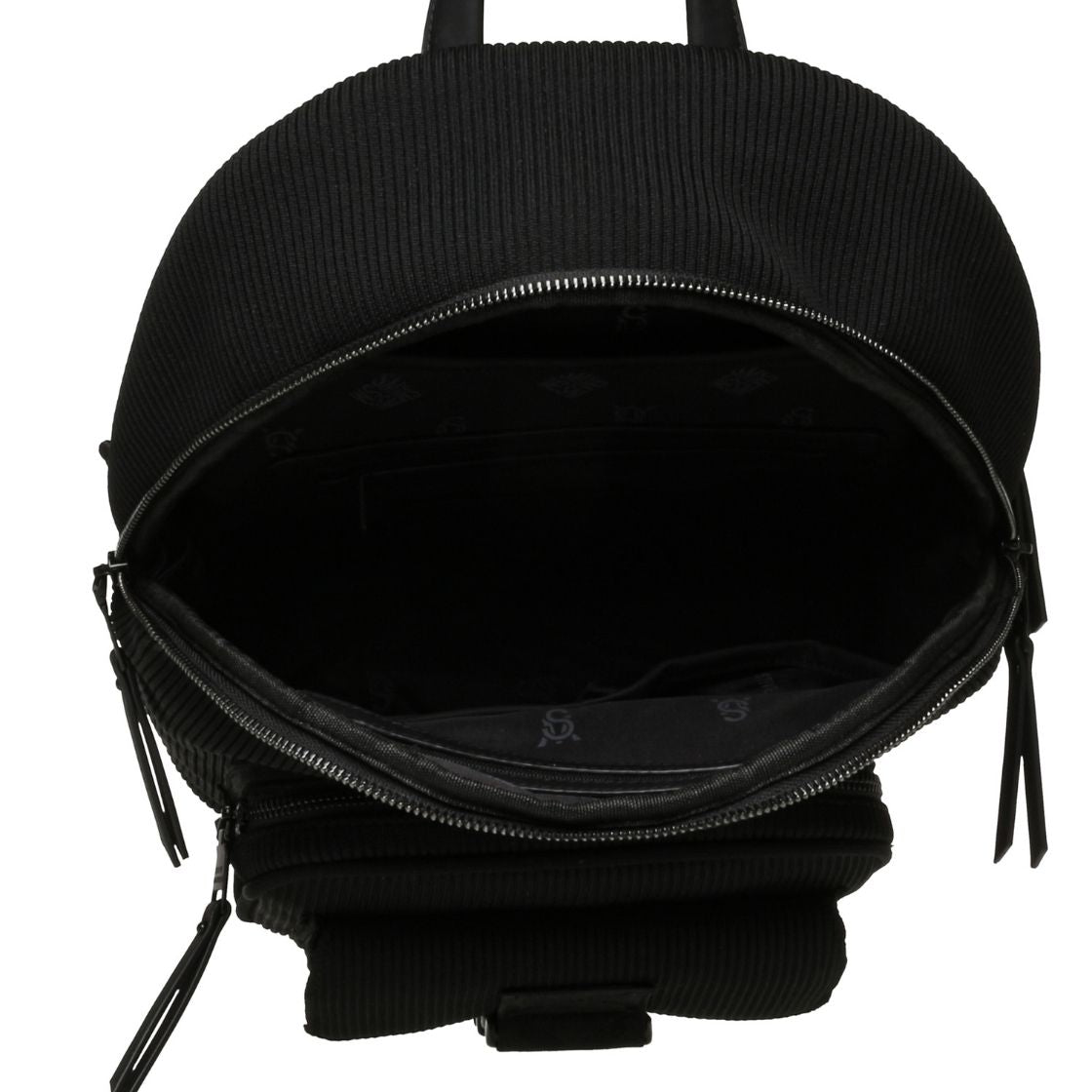Bcerena Black Black Mochila de Tela Negra