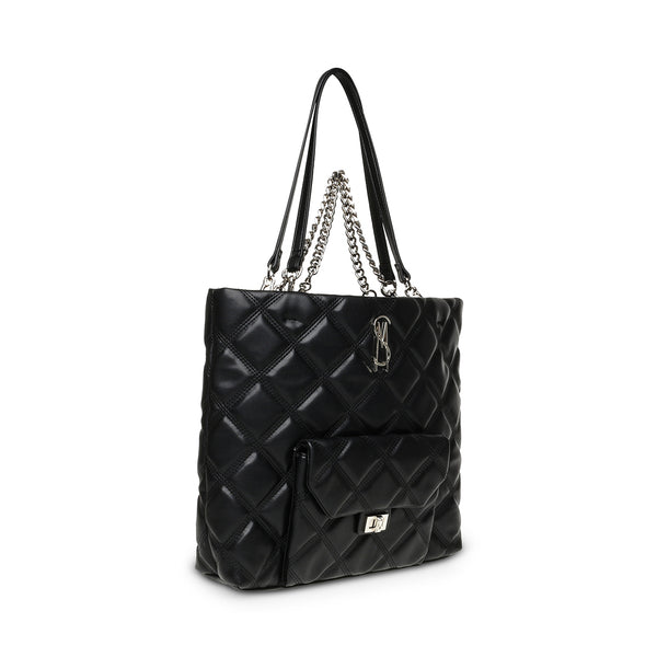 Bciana Black Silver Bolsa Negro con Plata