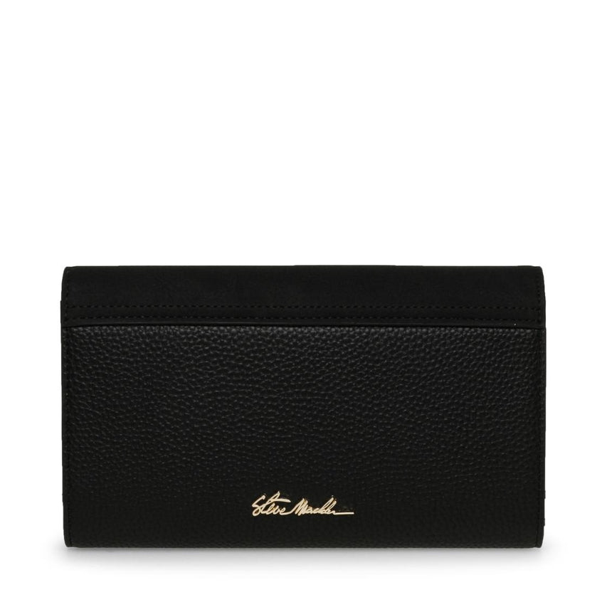 Bclaud Black Gold Bolsa Negra Para Mujer con Cadena