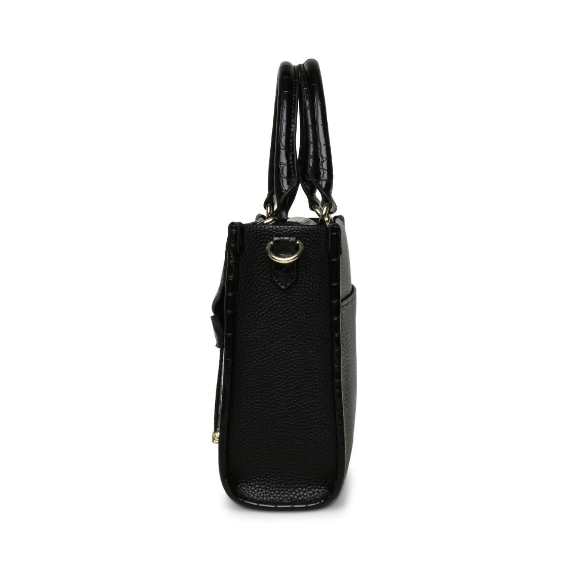 Bcolly-C Black Gold Bolso Tote Negro Para Mujer