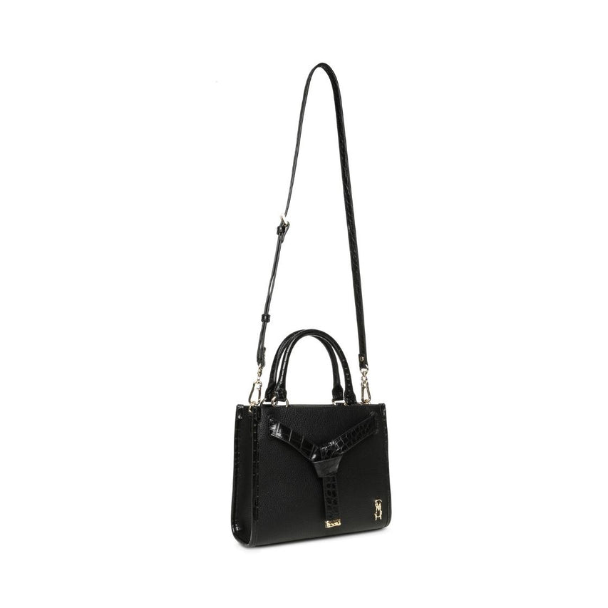 Bcolly-C Black Gold Bolso Tote Negro