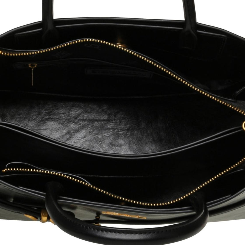 Bcordova Black/Gold Bolsa Negra Para Mujer