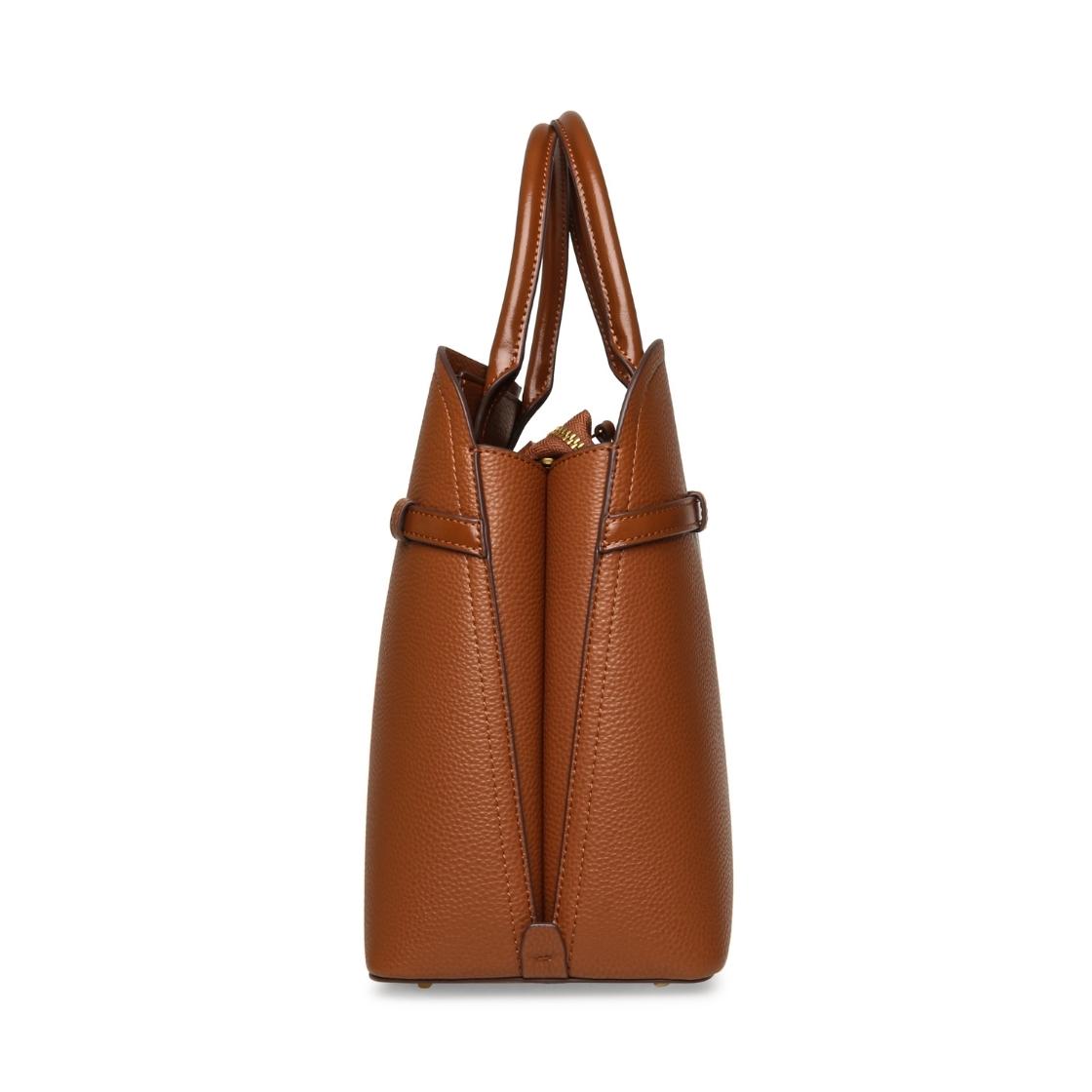 Bcordova Brown/Gold Bolsa Tote Café Para Mujer