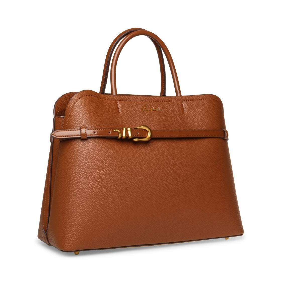 Bcordova Brown/Gold Bolsa Tote Para Mujer