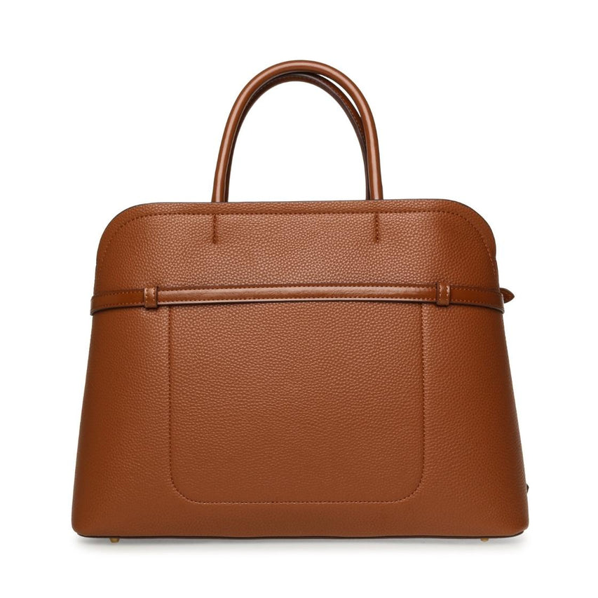 Bcordova Brown/Gold Tote Café Para Mujer con Hebilla