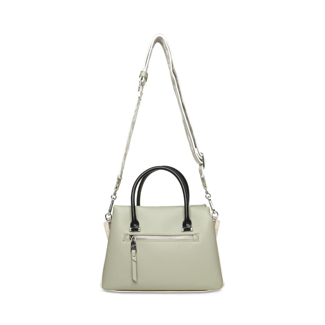 Bcori Sage Bolso de Mano Verde Para Mujer
