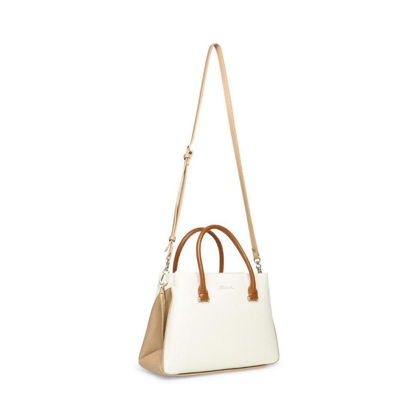 Bcori White Bolsa de Mano Blanca