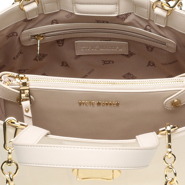 Bdavy Bone Bolsa Tote Blanca