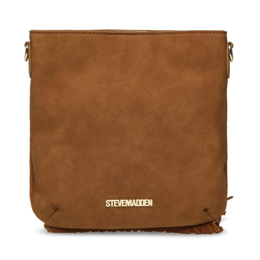 Bdesert Cognac Bolso Crossbody Cafe Para Mujer con Flecos