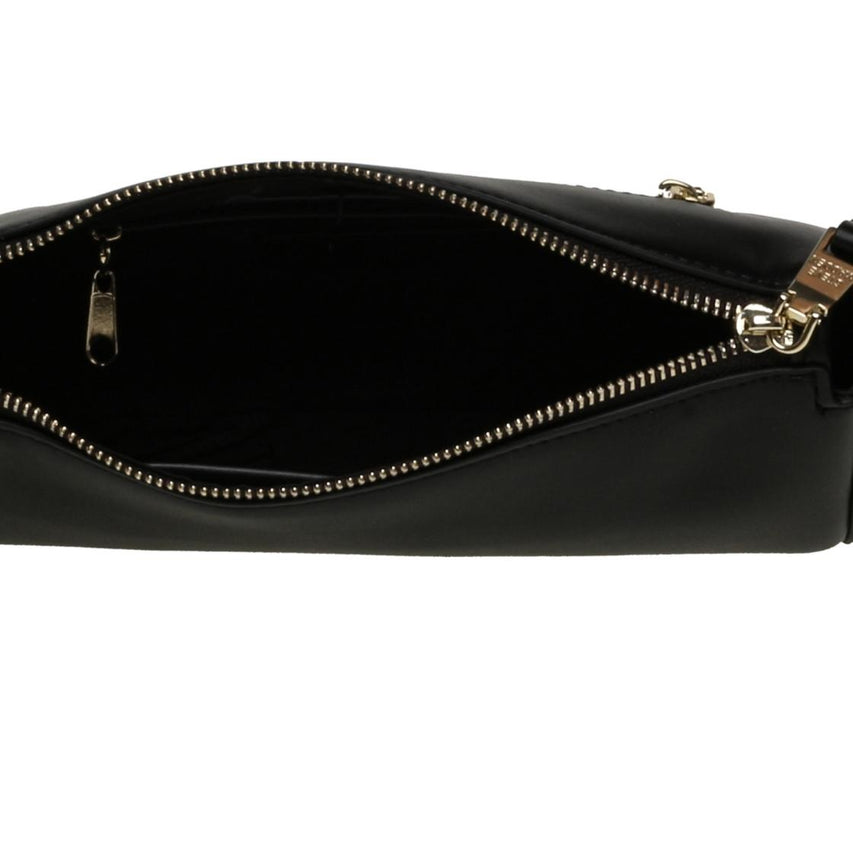Bdoha Black Bolsa de Honbro Negro Para Mujer con Cierres