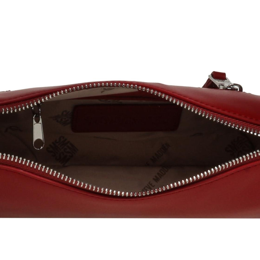 Bdoha Red Bolsa de Hombro Roja Para Mujer con Cierres