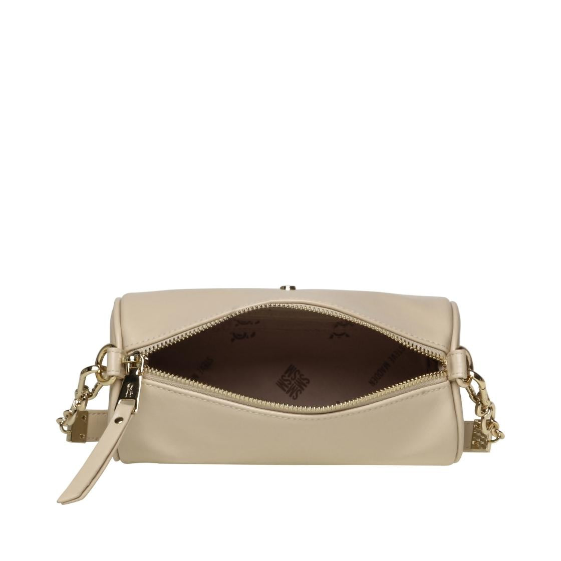 Bdoja Cream Shoulder Bag Blanca Para Mujer con Glitter y Cierre