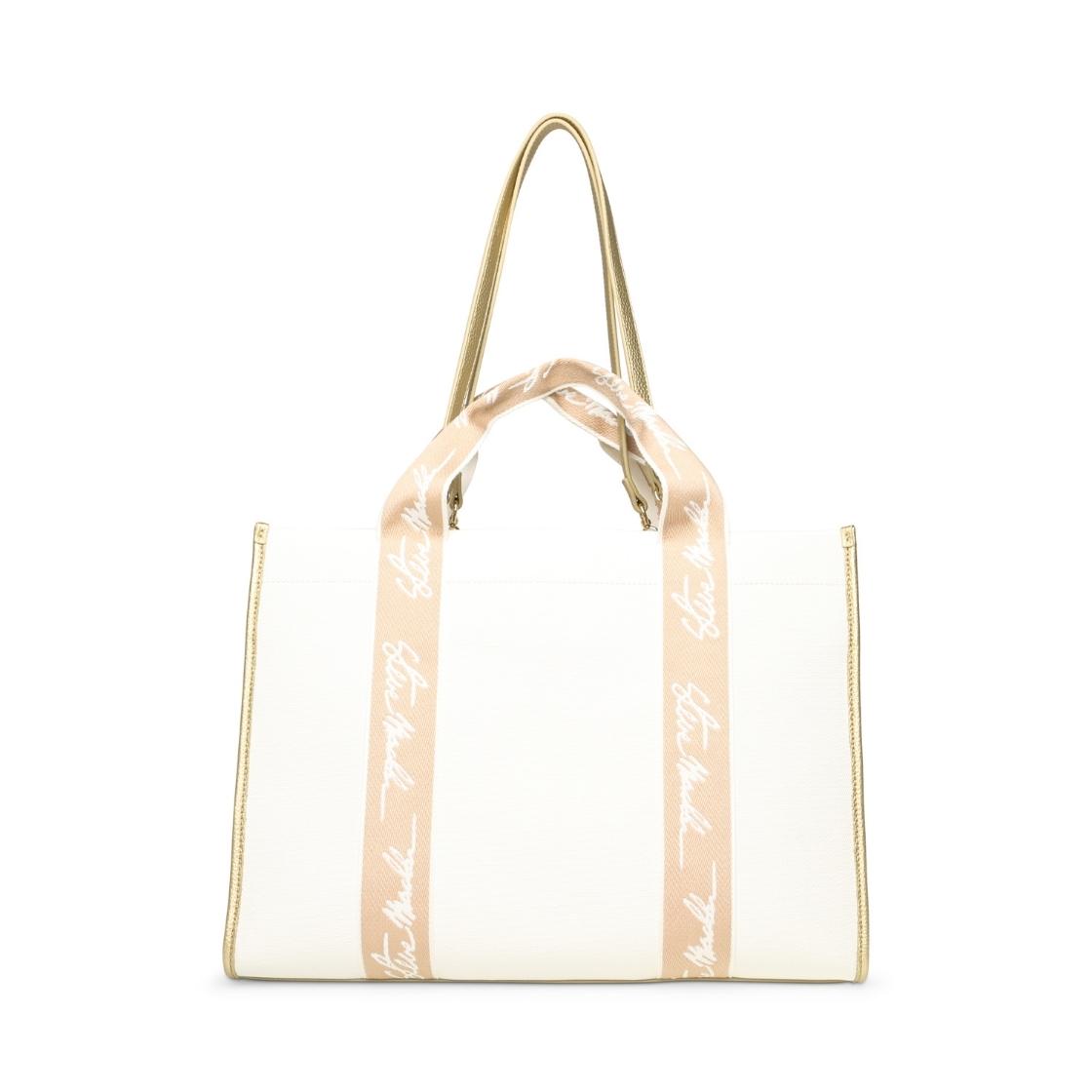 Bdomino White Bolsa Tote Blanca Para Mujer