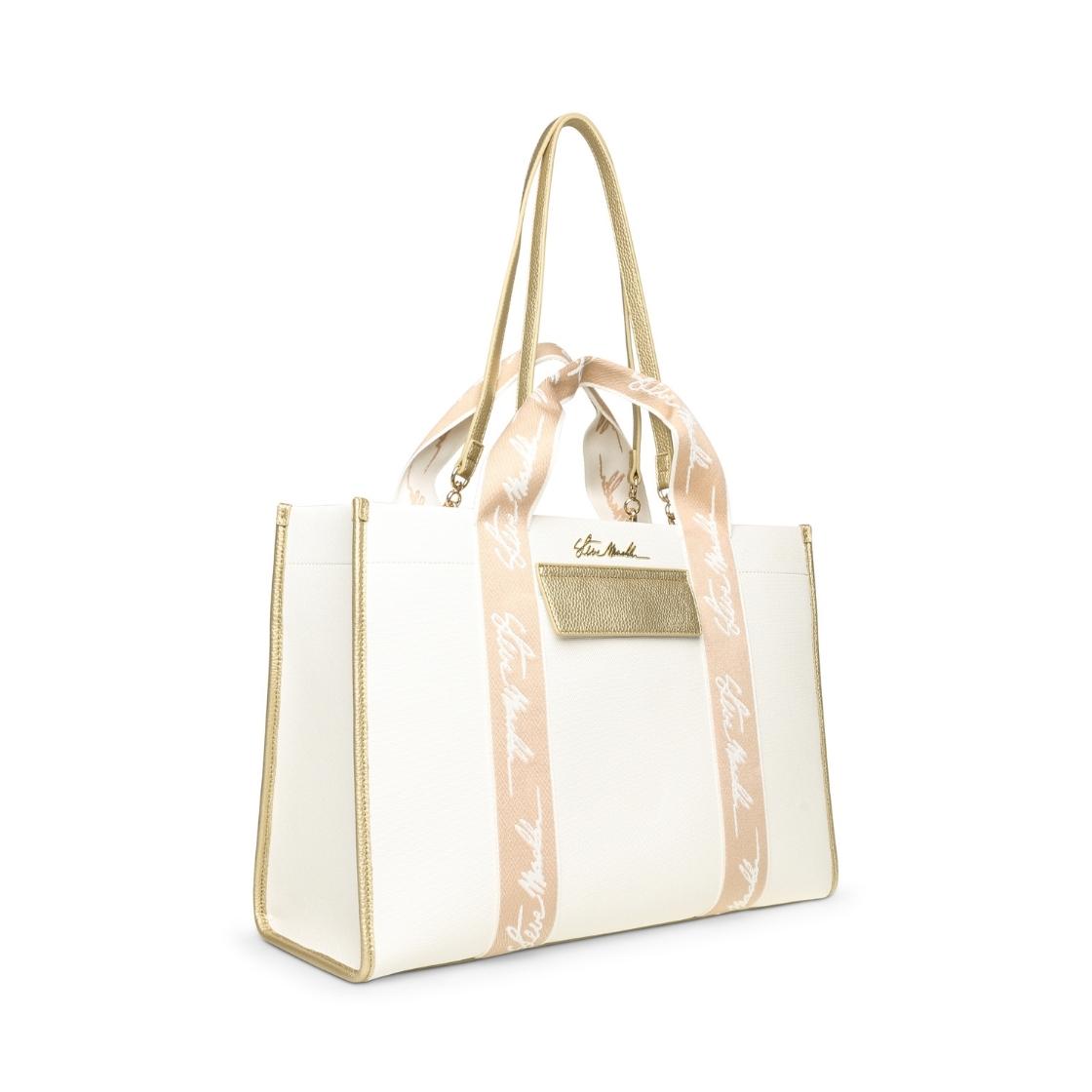 Bdomino White Bolsa Tote Blanca