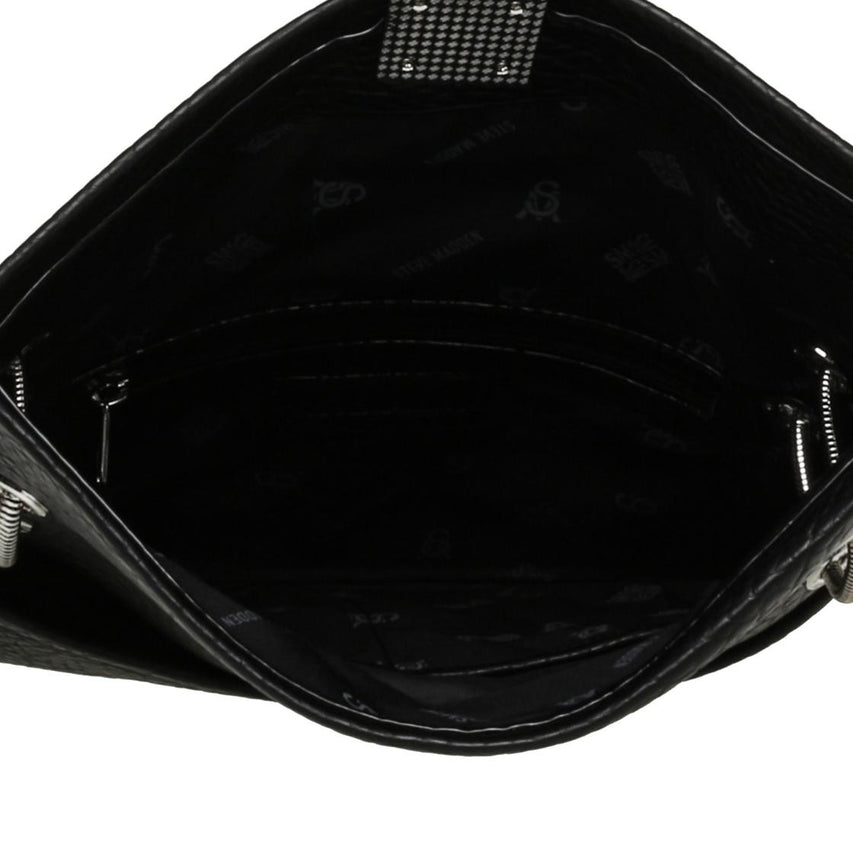 Bdona Black Silver Bolsa Shoulder Bag Negra