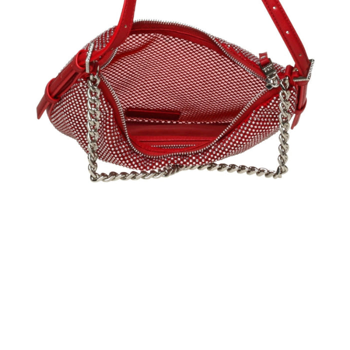 Bdream R Red Multi Bolsa Roja con Brillos de Malla