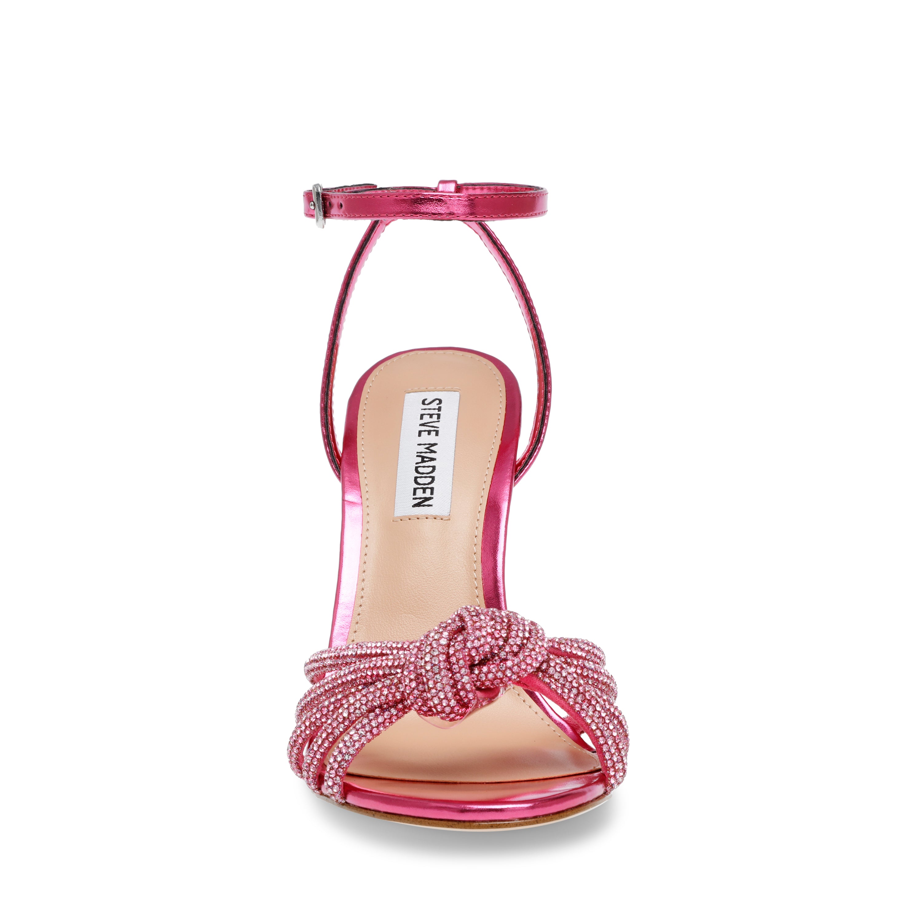 Bedazzle Fuchsia Sandalias de Tacon para Mujer